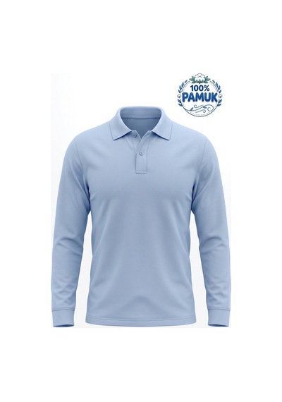 Gigi Luxe %100 Pamuk Unisex Çocuk Polo Yaka Uzun Kollu Okul Tişörtü Forması 5-15 Yaş İlkokul Ortaokul Mavi Mavi Gigi Luxe %100 Pamuk Unisex Çocuk Polo Yaka Uzun Kollu Okul Tişörtü Forması 5-15 Yaş İlkokul Ortaokul Mavi Mavi