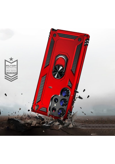 Galaxy S23 Ultra Kılıf Zore Vega Kapak Mavi