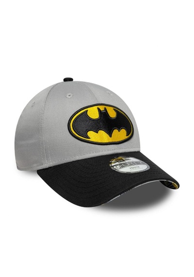 New Era 60771772 Chyt Dc 9forty Batman Youth Cap Gri-siyah Unisex Şapka Açık Gri