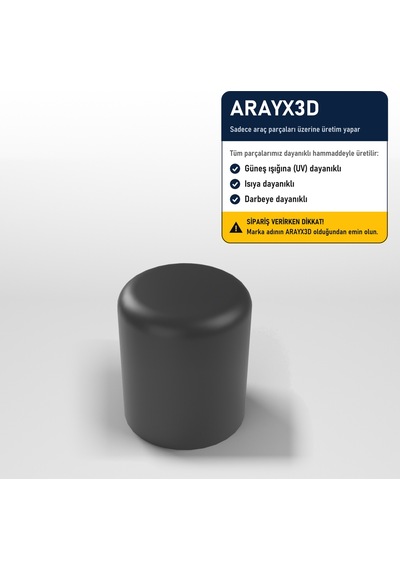 Arayx3d Toyota Corolla E12 2002-2007 Uyumlu El Freni Düğmesi Park Freni Butonu Siyah