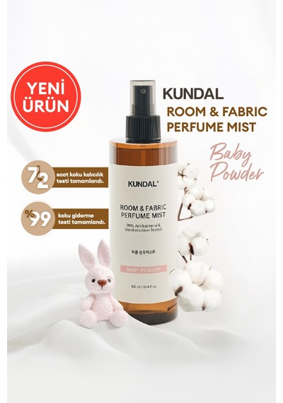 Oda Ve Kumaş Kokusu Kundal Room & Fabric Perfume Mist Baby Powder 300 Ml Mistik