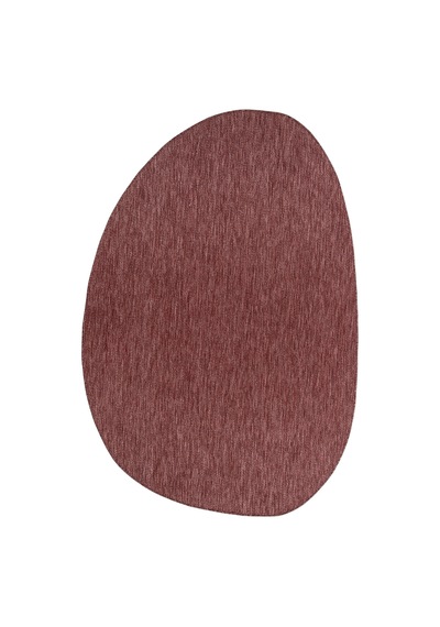 Konfor Halı Tema 9039 Bordo Sisal Hasır İç Dış Mekan Kilim Dekoratif Bahçe Balkon Salon Halısı Bordo