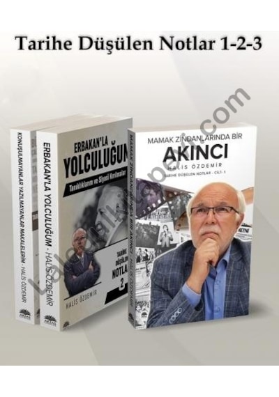 Tarihe Düşen Notlar Seti - 3 Kitap Takım - Halis Özdemir - Aktaş Yayıncılık