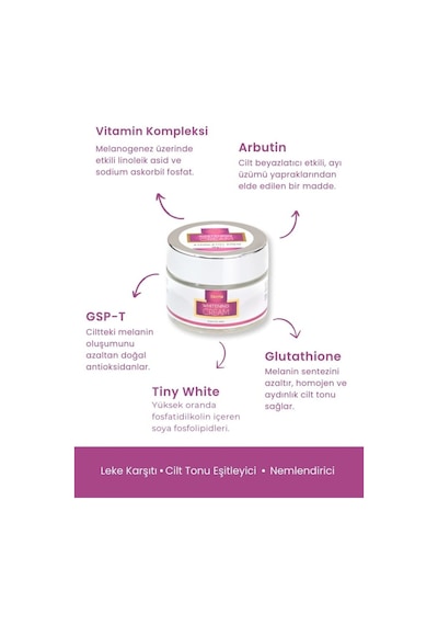 Yüz Beyazlatıcı Krem Whitening Cream