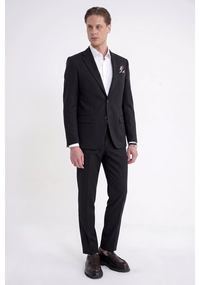 Efor Slim Fit Mono Yaka %97 Tencel Kumaş Çift Yırtmaç Esnek Lacivert Takım Elbise Tk 941