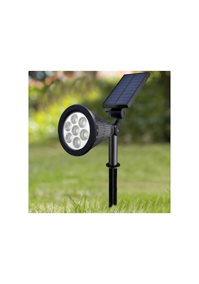 7w Ct-7310 Amber Solar Bahçe Armatürü Çim Kazıklı Güneş Enrji Şarjlı