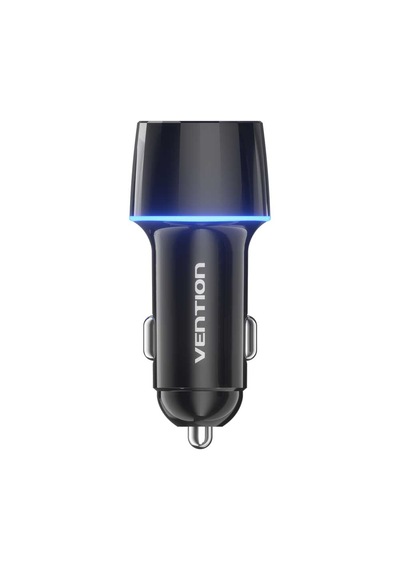 Vention 48w Çift Portlu Type-c 30w + Usb-a 18w Hızlı Araç Şarj Cihazı - Siyah
