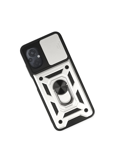 Xiaomi Poco M5 Kılıf Pars Lens Yüzüklü Silikon - Gümüş 0.2M-Çok Renkli