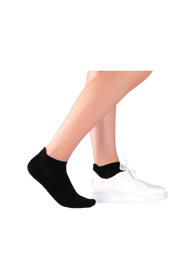 Elyfer 8 Çift Bambu Kadın-Erkek Unisex Yumuşak Terletmez Patik Çorap