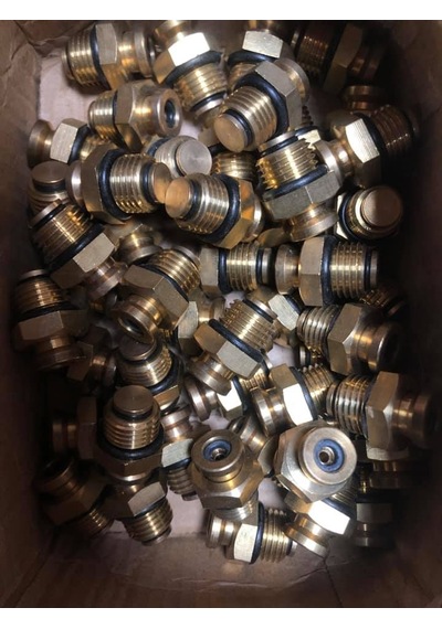Pirinç Bağlantı Aparatı 24Mm - Pirinç Rakor