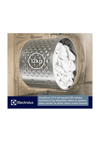Electrolux EW7F4422CT 700 Serisi Steamcare 1400 Devir 12 KG Wi-fi Çamaşır Makinesi