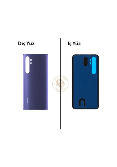 Xiaomi Mi Note 10 Lite Nebula Moru Uyumlu Arka Kapak Mor