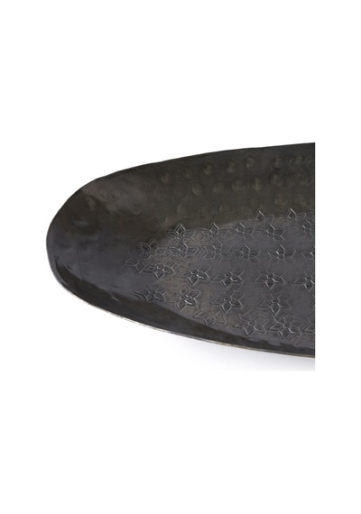 Yargıcı Metal Oval Dekoratif Tabak 35x15x3 Cm 26knha1073n St