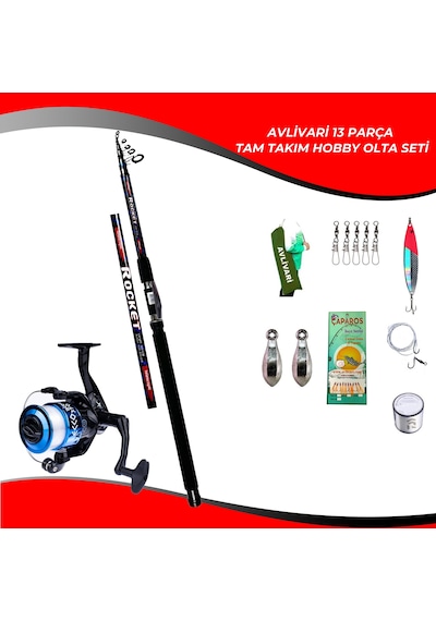 Ecotackle Rocket 270 Cm 100-300 Gr Olta Kamışı- Avlivari Ecco 5000 Olta Makinası Tam Takım Kıyı Hobi Usta Olta Seti-9775