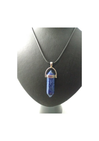Lapis Lazuli Taşi Kolye/ Çivi Şeklinde Doğaltaş  Kolye Çok Renkli