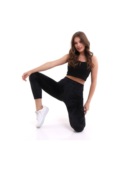 Winmoda34 Kadife Tayt Siyah
