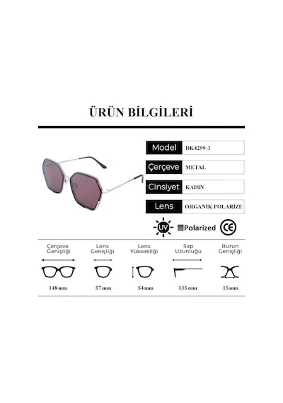 Daniel Klein Dk4299-3 Polarize Camlı Kadın Güneş Gözlüğü