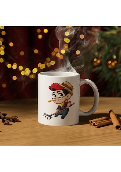 Stardew Valley Anime Kupa Bardak Beyaz