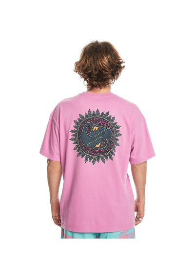 Quiksilver Quıksılver Spın Cycle Ss Erkek T-shirt Eqyzt07653-qk.pmp0 Pembe