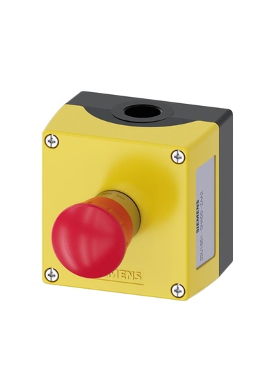 Siemens 3su1851-0na00-2aa2 - Metal Boş Kutu 1 Delikli Sarı