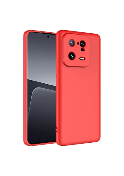 Xiaomi Mi 13 Pro Kılıf Yumuşak Silikon Kamera Korumalı Lansman Pazarplus Koyu Mor