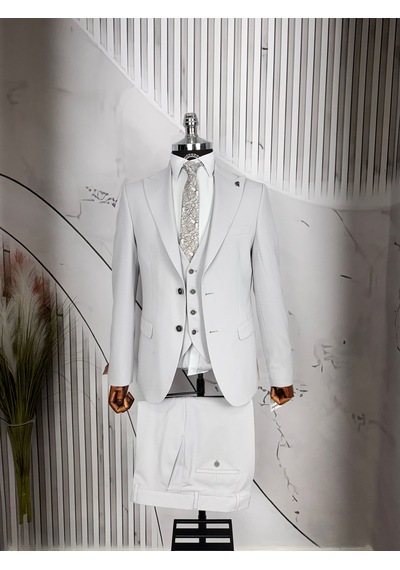 Dupont Classics Dupont Erkek Slim Fit 6 Drop Zara Kumaş Likra Çift Düğme Çift Yırtmaç Yelekli Takım Elbise Açık Gri Dupont Classics Dupont Erkek Slim Fit 6 Drop Zara Kumaş Likra Çift Düğme Çift Yırtmaç Yelekli Takım Elbise Açık Gri