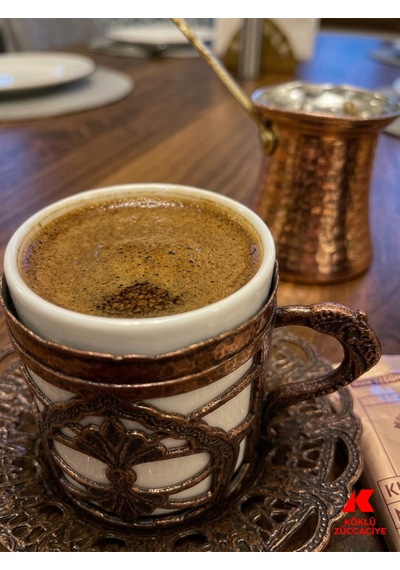 2 Kişilik Kahve Fincan Seti Kahverengi