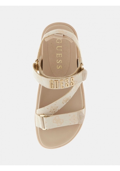 Guess Fetta Kadın Çok Renkli Sandalet Fljfttfal03-cream Çok Renkli