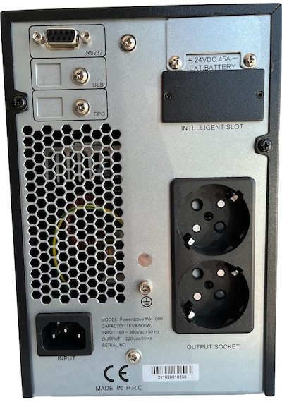 Artı Regülatör 1KVA 5-15 DK LCD (2x12V/7ah) 1.1 Faz On-Line Kesintisiz Güç Kaynağı UPS