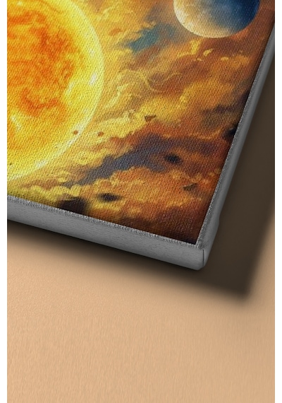 Webstyle Sayılarla Boyama Seti Kasnaklı Mistik Evren Ve Geyik 40 X 50 Cm