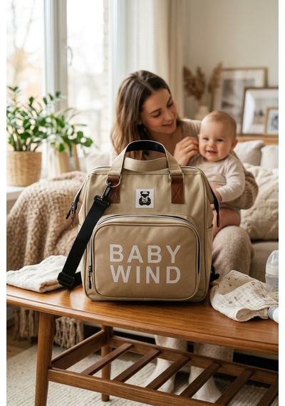 Mygeppetobag Bebek Bakım Çantası Bej