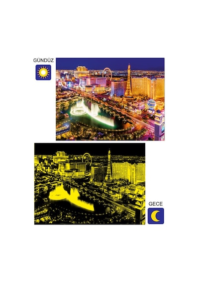 Puzzle Las Vegas 1000 Parça Neon Puzzle