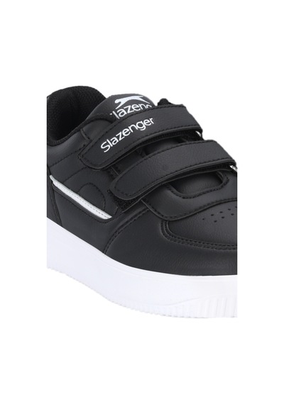 Slazenger Kalıpso F Cırt Cırtlı Siyah / Beyaz Günlük Spor Ayakkabısı Siyah - Beyaz