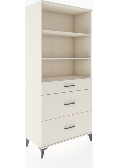 Hyperion Dolap 3 Raflı 3 Çekmeceli 88x44x195 Aytaşı-aytaşı Aytaşı