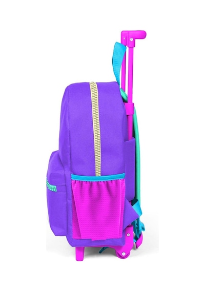 Coral High Minik Yuva Çekçekli Sırt Çantası Mor Renk Detaylı Iki Bölmeli 24034 Çok Renkli
