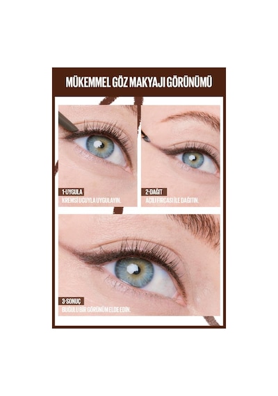 Maybelline New York Sculpting Stix Çift Uçlu Göz Kalemi 016 Black Blur
