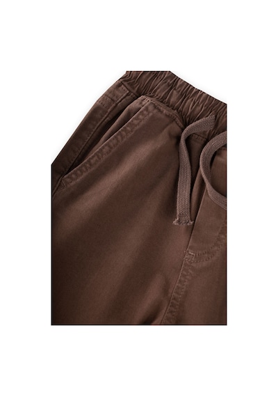 Cigit Gabardin Parçalı Pantolon 2-12 Yaş Kahverengi