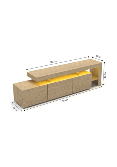 Luma Led Işıklı Tv Ünitesi Klimpt
