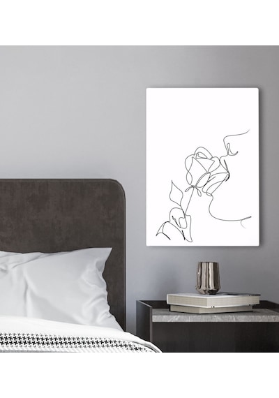 Bk Gift Yatak Odası Konseptli Kanvas Tablo 30x50cm-36