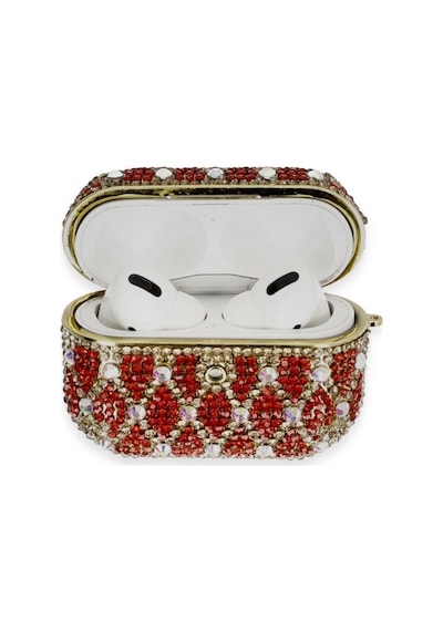 Airpods Pro 2 2.nesil Klor Taşlı Kılıf - Desen 1