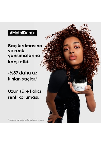 Loreal Professionnel Metal İşlem Görmüş ve Yıpranmış Saçlar İçin Metal Karşıtı Koruyucu Maske 250 ML