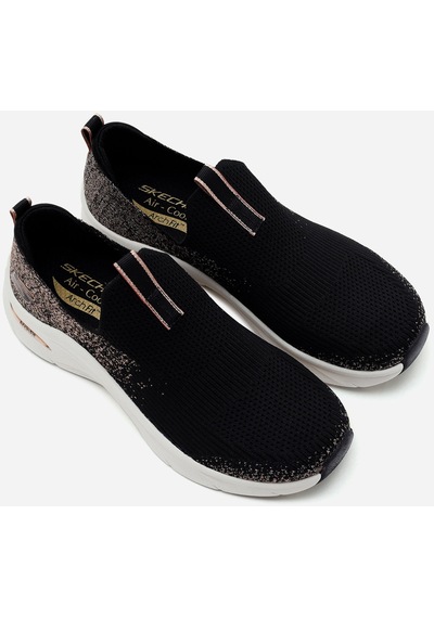 Skechers Arch Fit D'Lux - Glimmer Dust Kadın Siyah Spor Ayakkabı 149689 Bkrg Siyah Skechers Arch Fit D'Lux - Glimmer Dust Kadın Siyah Spor Ayakkabı 149689 Bkrg Siyah