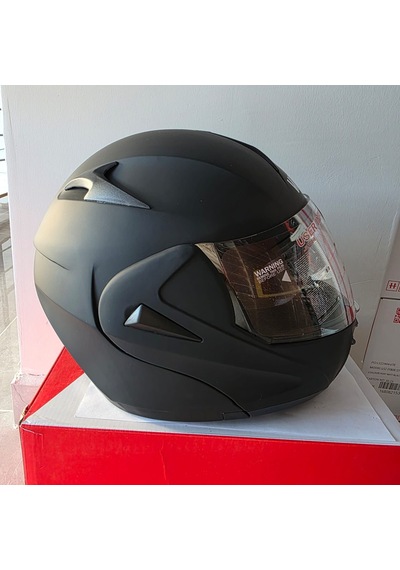 Çene Açılır Kask Vizörlü Md-808 Vırtue Mat Siyah Xl