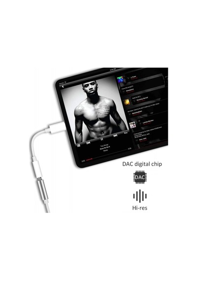 Apple Uyumlu iPhone / Samsung / Xiaomi / Huawei Usb-c To 3.5mm Kulaklık Dönüştürü Dac Chip