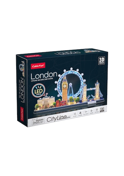 London City Line 3d Puzzle Led Işıklı L532h