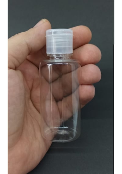 Demethome 50 ML Boş Pet Şişe Likit-Kolonya-Dezenfektan-Sıvı Şişesi