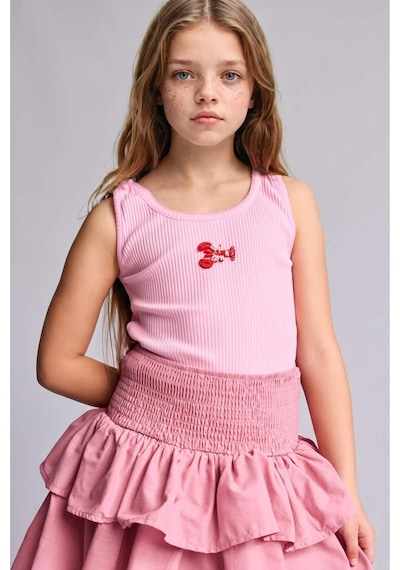 Defacto Bisiklet Yaka Desenli Atlet Kız Çocuk H7257a826hspn666 Pembe-pn666