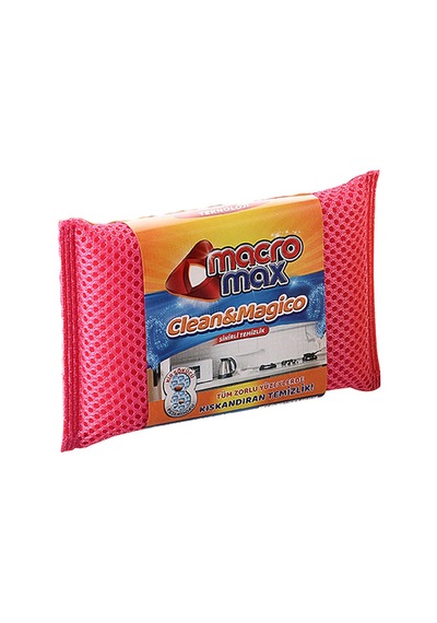Macromax Clean & Magico Sünger Kırmızı