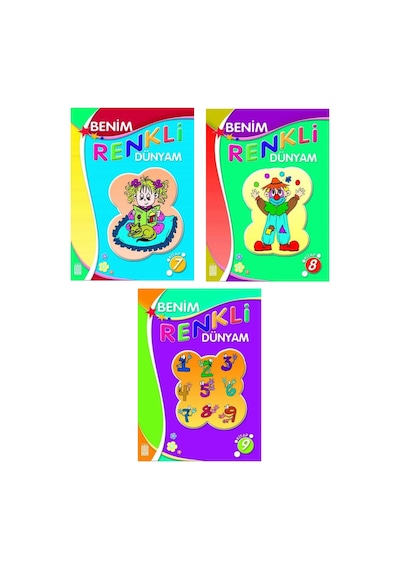 Ata Benim Renkli Dünyam Boyama Kitabı (3) 3 Lü