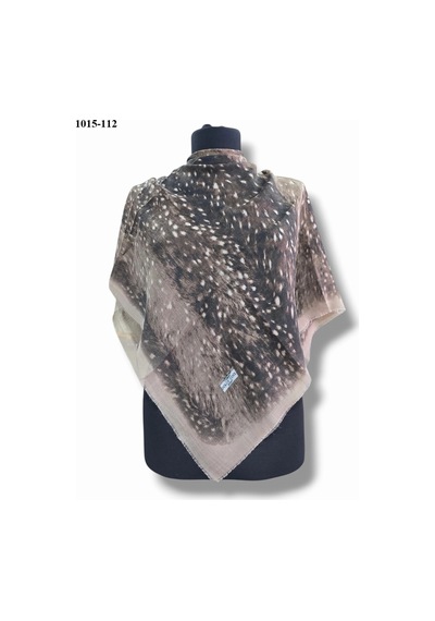 Dolce Life Dolce Cool Desenli Flamlı Pamuk Eşarp 1015-112 Çok Renkli